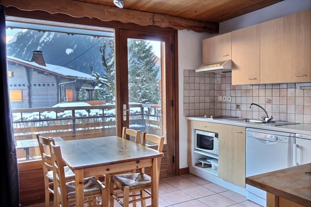 Appartement à 600m des remontées mécaniques, centre Morzine, chalet les Joux Exterior foto